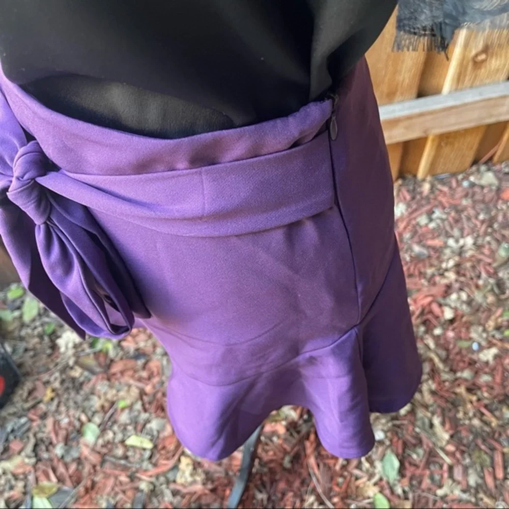 Zara Mini Flare Purple Skort
